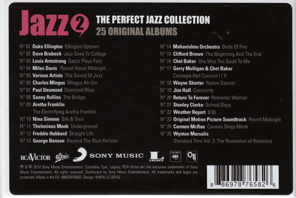 25CD - Various – The Perfect Jazz Collection 2