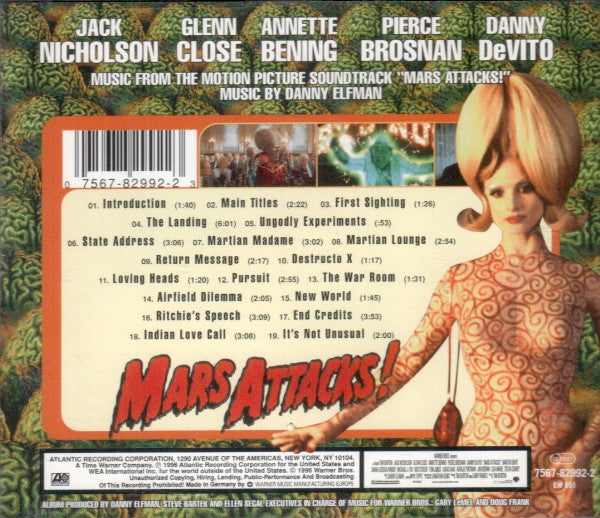 USED CD - Danny Elfman – Mars Attacks! (Music From The Motion Picture Soundtrack)