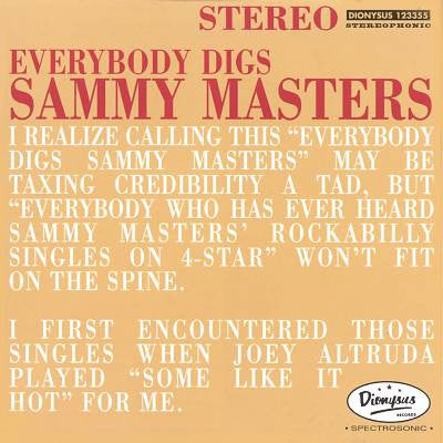USED CD - Sammy Masters – Everybody Digs Sammy Masters