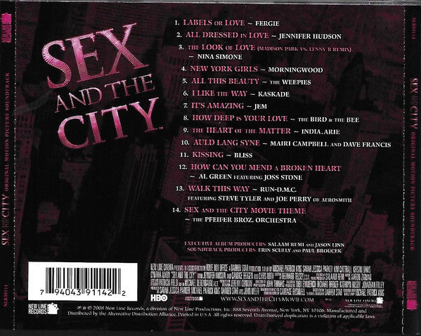 USED CD - Various – Sex And The City (Original Motion Picture Soundtrack)