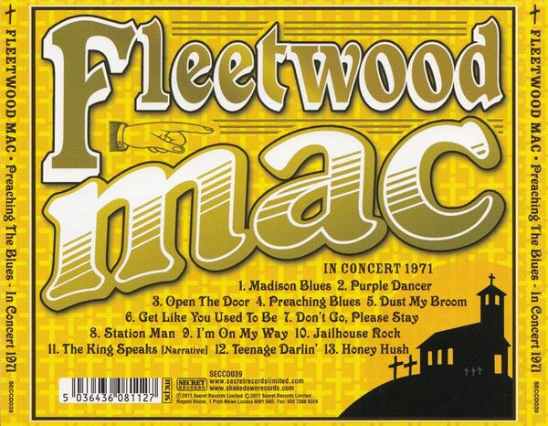 USED CD - Fleetwood Mac – Preaching The Blues - Live In Concert 1971