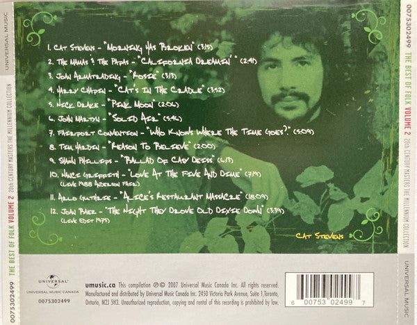 USED CD - Various – The Best Of Folk Vol. 2