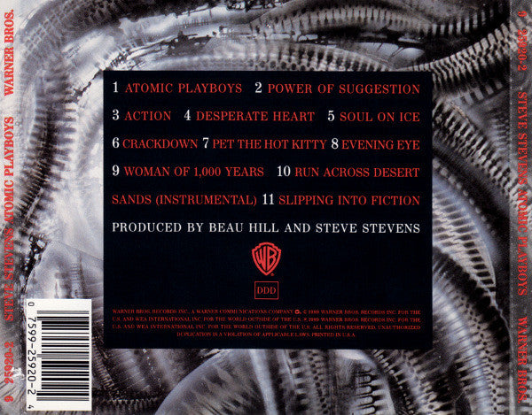 USED CD - Steve Stevens – Atomic Playboys