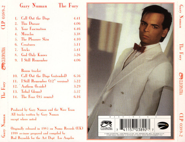 USED CD - Gary Numan – The Fury