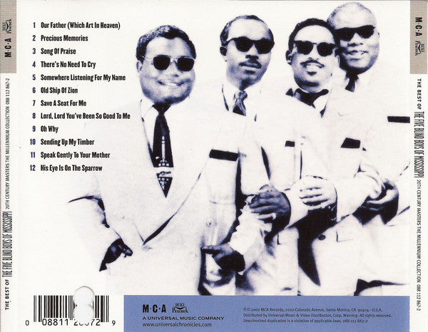 USED CD - The Five Blind Boys Of Mississippi – The Best Of The Five Blind Boys Of Mississippi