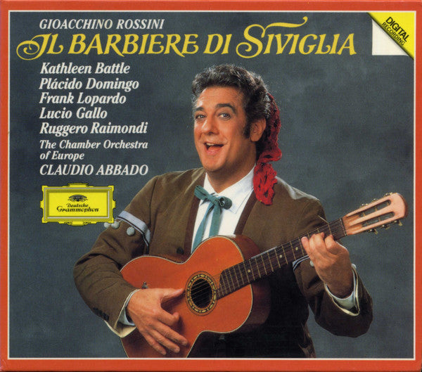 USED 2CD - Gioacchino Rossini - Kathleen Battle, Plácido Domingo, Frank Lopardo, Lucio Gallo, Ruggero Raimondi, The Chamber Orchestra Of Europe, Claudio Abbado – Il Barbiere Di Siviglia