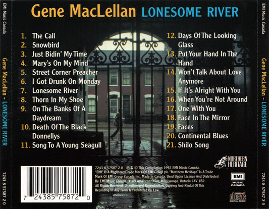 USED CD - Gene MacLellan – Lonesome River
