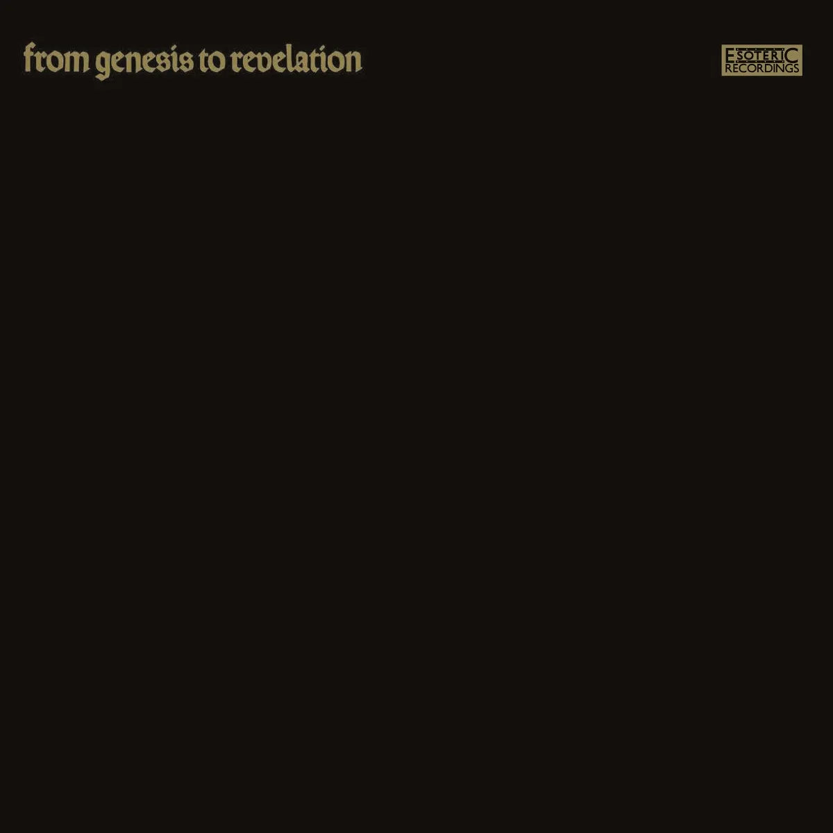 4CD/BluRay - Genesis - From Genesis To Revelation