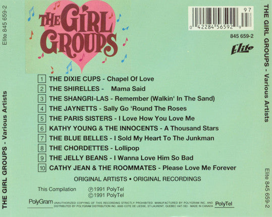 USED CD - Various – The Girl Groups