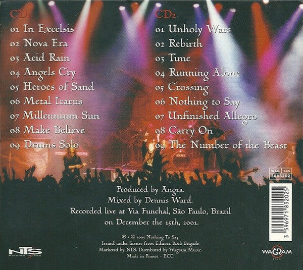 USED 2CD - Angra – Rebirth World Tour • Live In São Paulo