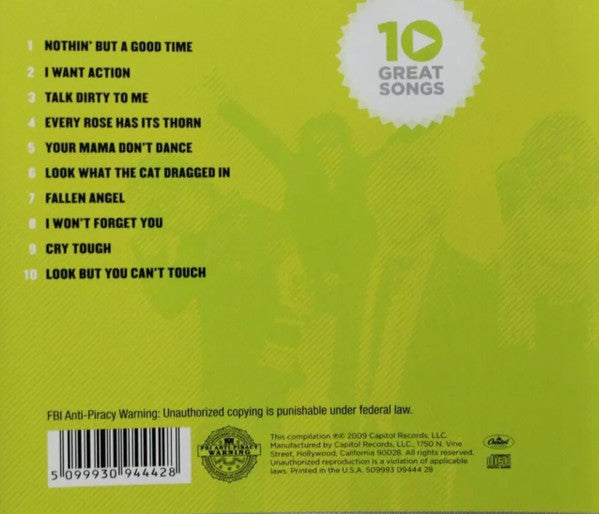 USED CD - Poison – 10 Great Songs