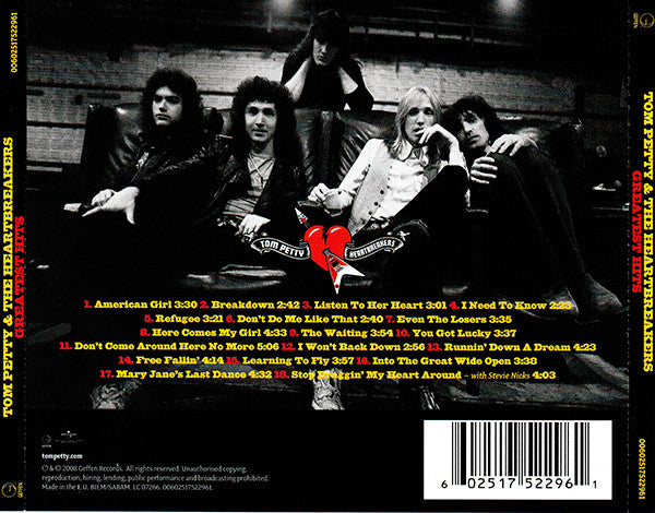 USED CD - Tom Petty And The Heartbreakers – Greatest Hits