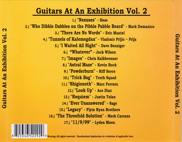 USED CD - Various – Guitars At An Exhibition - Volume 2