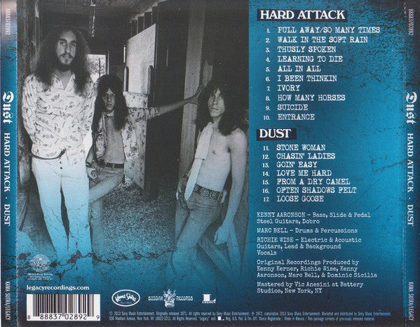USED CD - Dust – Hard Attack / Dust