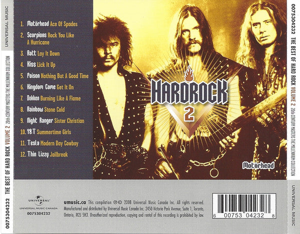 USED CD - Various – The Best Of Hard Rock 2