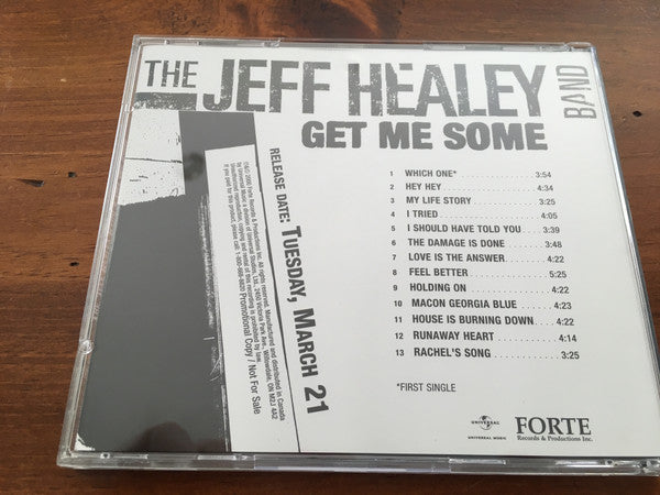 USED CD - The Jeff Healey Band – Get Me Some (PROMO)