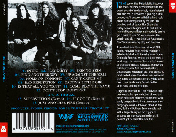 USED CD - Heavens Edge – Heavens Edge