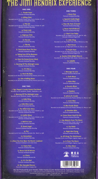 USED 4CD - The Jimi Hendrix Experience – The Jimi Hendrix Experience