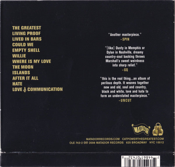 USED CD - Cat Power – The Greatest