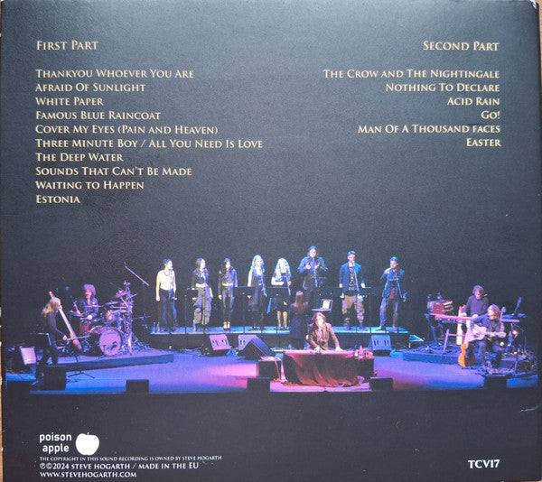 2CD - Steve Hogarth, RaneStrane, Flowing Chords – S.P.Q.R. - Live From Sala Sinopoli, Roma