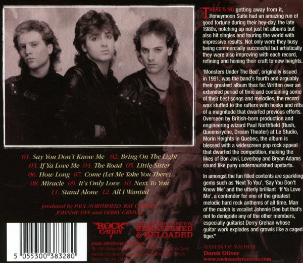 CD - Honeymoon Suite – Monsters Under The Bed