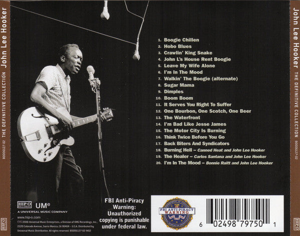 USED CD - John Lee Hooker – The Definitive Collection