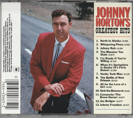 USED CD - Johnny Horton – Johnny Horton's Greatest Hits