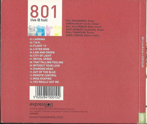 CD - 801 – Live @ Hull