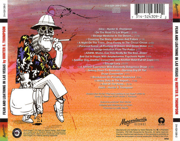 USED CD - Hunter S. Thompson – Fear And Loathing In Las Vegas
