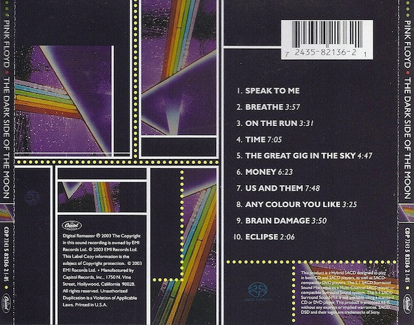 USED SACD - Pink Floyd – The Dark Side Of The Moon