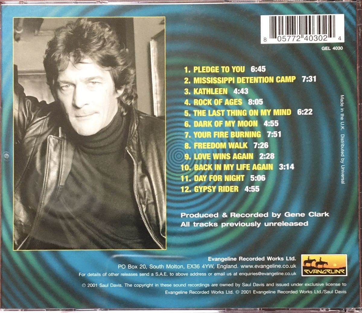 USED CD - Gene Clark - Gypsy Angel