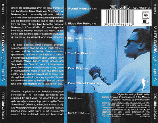 USED CD - Miles Davis – Blue Miles