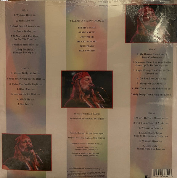 2LP - Willie Nelson – Willie Nelson Live At Budokan
