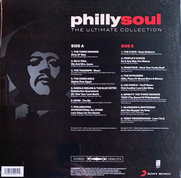 LP  - Various – Philly Soul - The Ultimate Collection