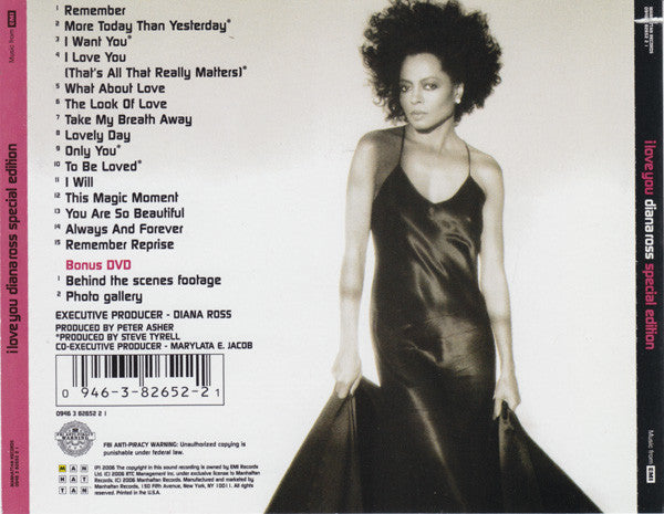 USED CD/DVD - Diana Ross – I Love You