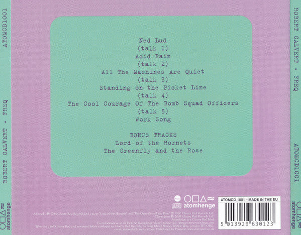 USED CD - Robert Calvert – Freq