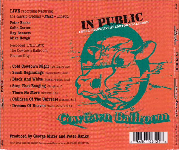 USED CD - Flash Featuring Peter Banks – In Public
