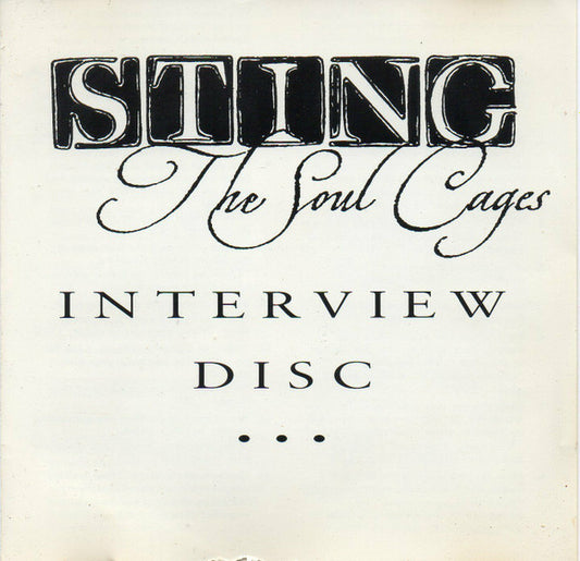 USED CD - Sting – The Soul Cages - Interview Disc