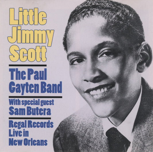 USED CD - Little Jimmy Scott, The Paul Gayten Band With Special Guest Sam Butera – Regal Records: Live In New Orleans