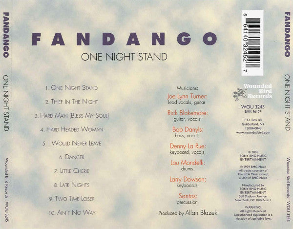 USED CD - Fandango – One Night Stand