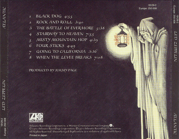 USED CD - Led Zeppelin – Untitled (IV)