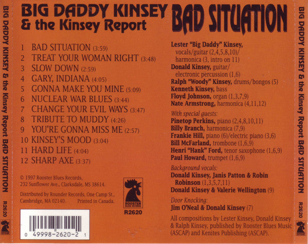 USED CD - Big Daddy Kinsey & The Kinsey Report – Bad Situation