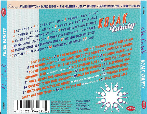 USED 2CD - Elvis Costello – Elvis Costello's Kojak Variety