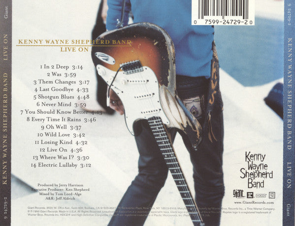 USED CD - Kenny Wayne Shepherd Band – Live On