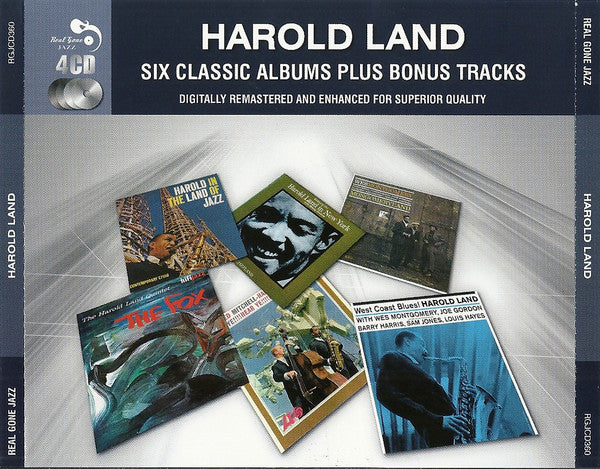 4CD - Harold Land – Six Classic Albums Plus Bonus Tracks