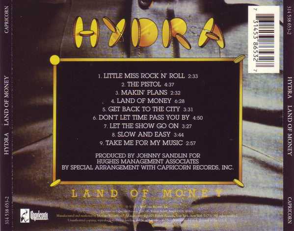 USED CD - Hydra – Land Of Money