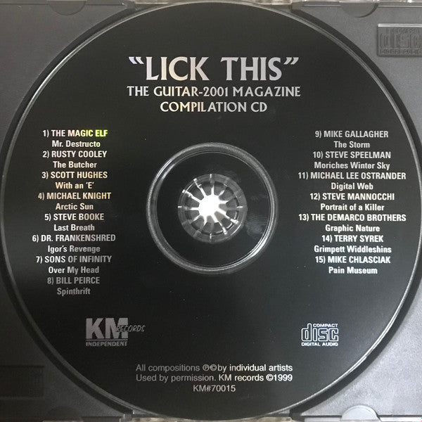 USED CD - Various – Lick This - The Guitar 2001 Compilation CD