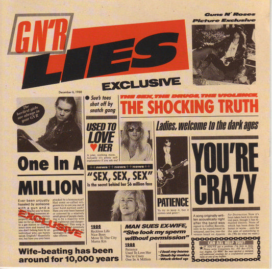 USED CD - Guns N' Roses – G N' R Lies