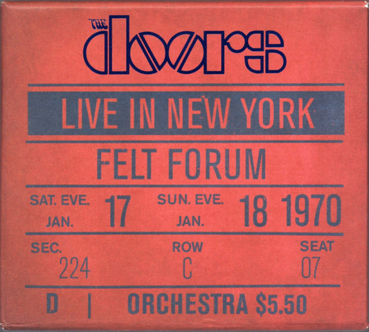 USED 6CD - The Doors – Live In New York, Felt Forum, January 17-18, 1970