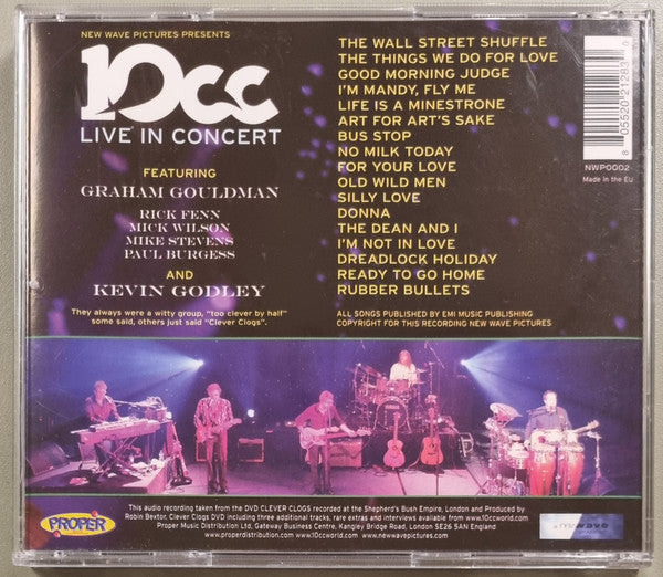 USED CD - 10cc – Clever Clogs - Live In Concert